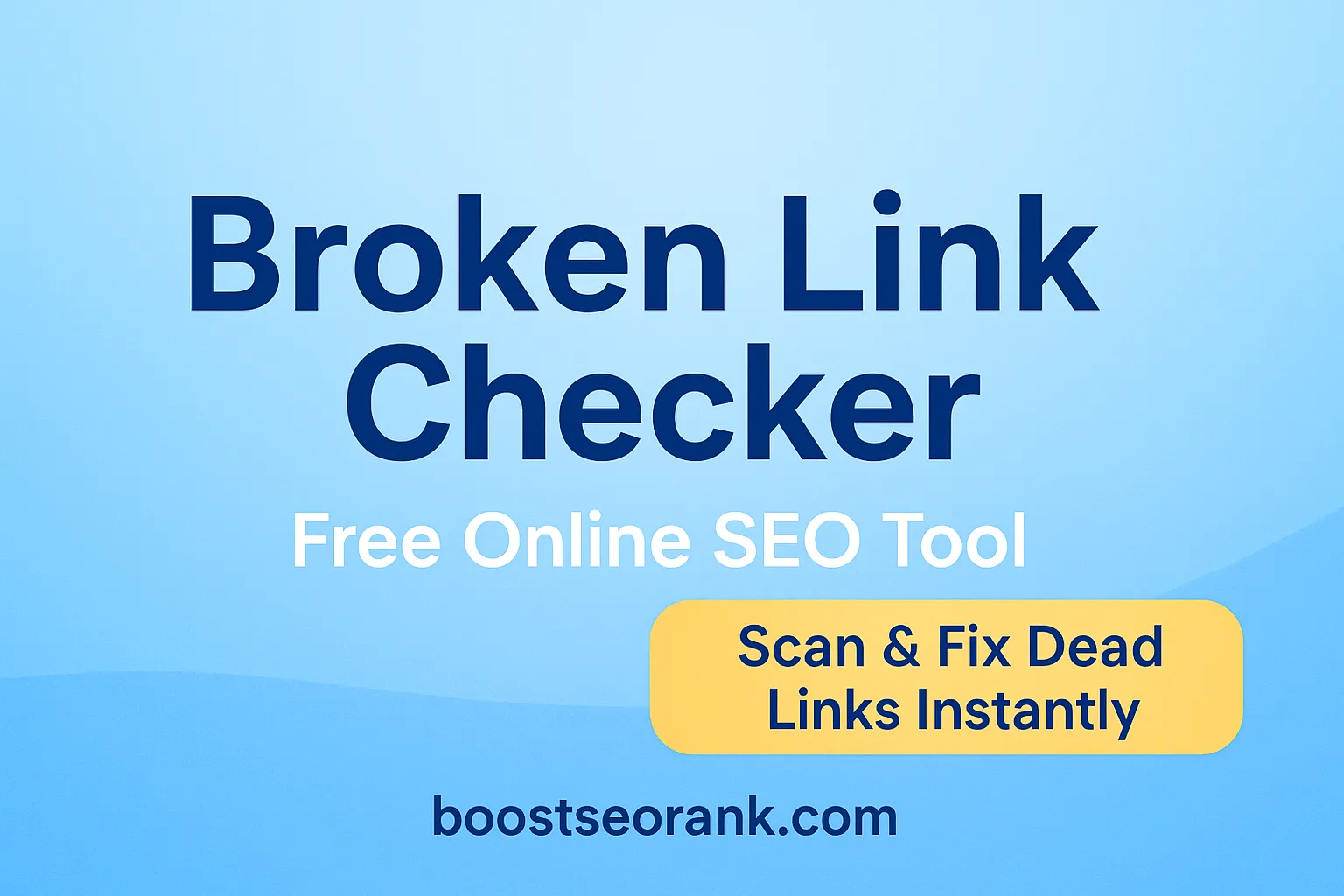 broken link checker free online tool
