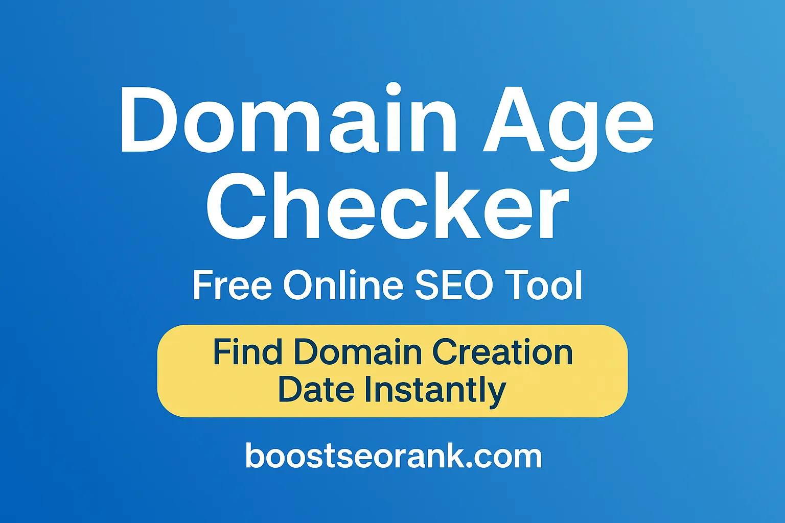 domain age checker free online tool