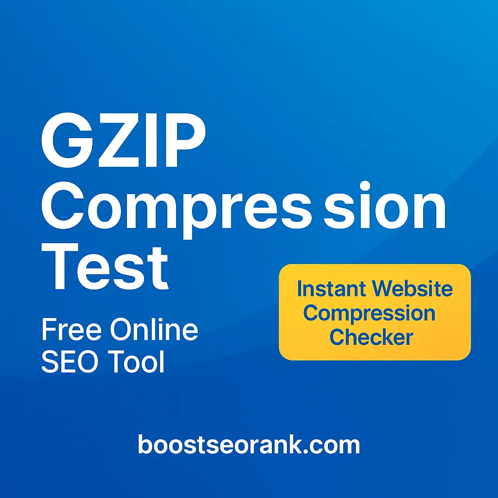gzip compression test free online tool