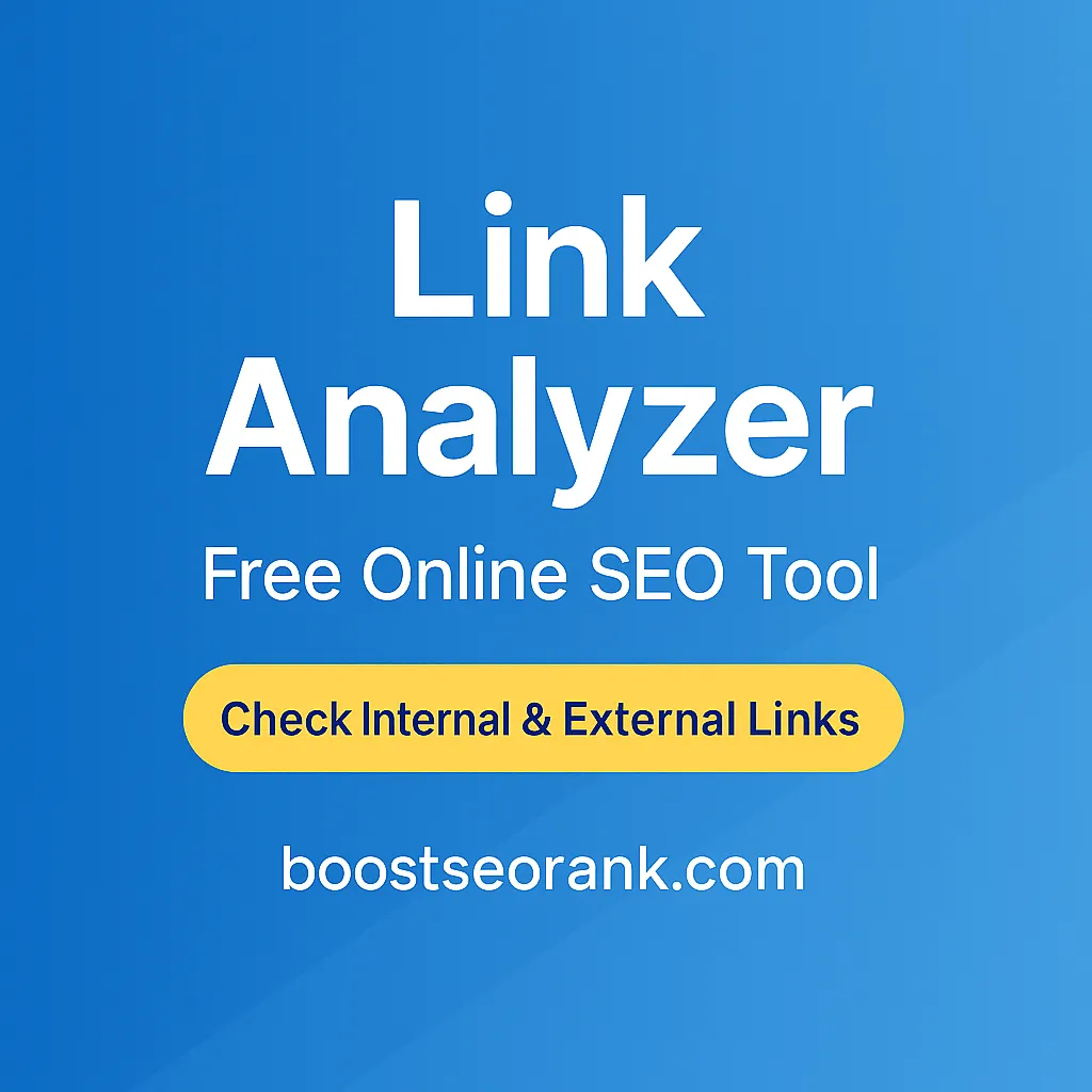 link analyzer free online tool