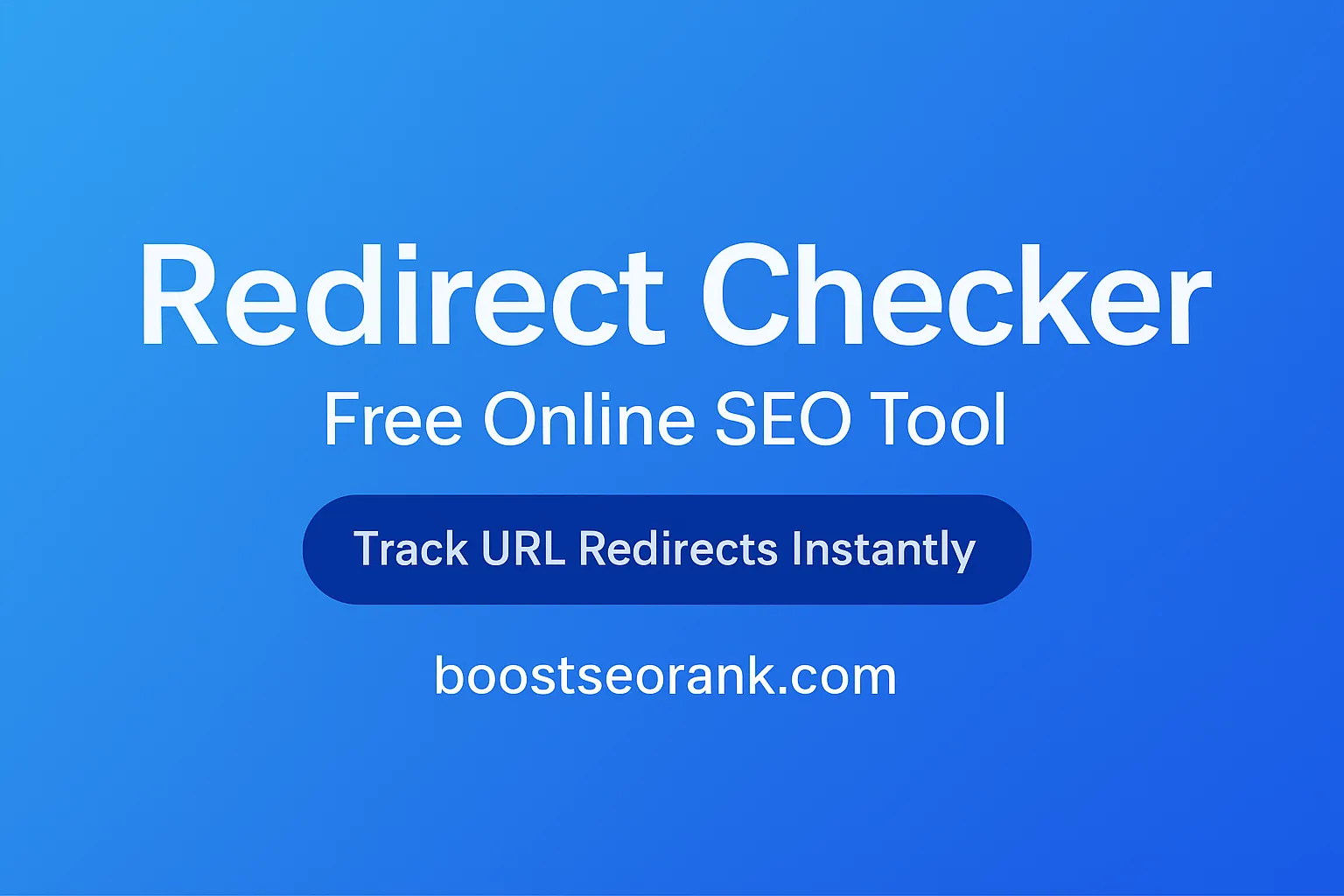redirect checker free online tool