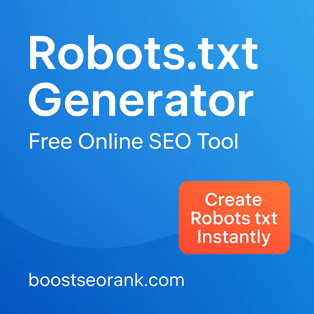 robots.txt generator free online tool